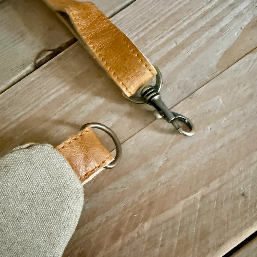 PAW Bauchtasche (Khaki-Baumwolle) | Unisex Upcycling | Liefe NL